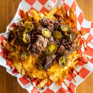 Pulled Chicken Loaded Fries